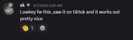 Discord vouch left 7