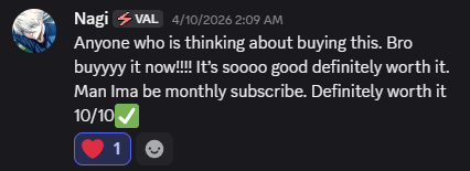 Discord vouch right 7